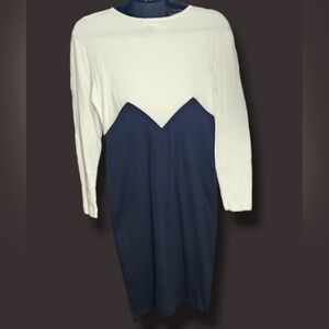 Avon Fashions Dress in White/Black